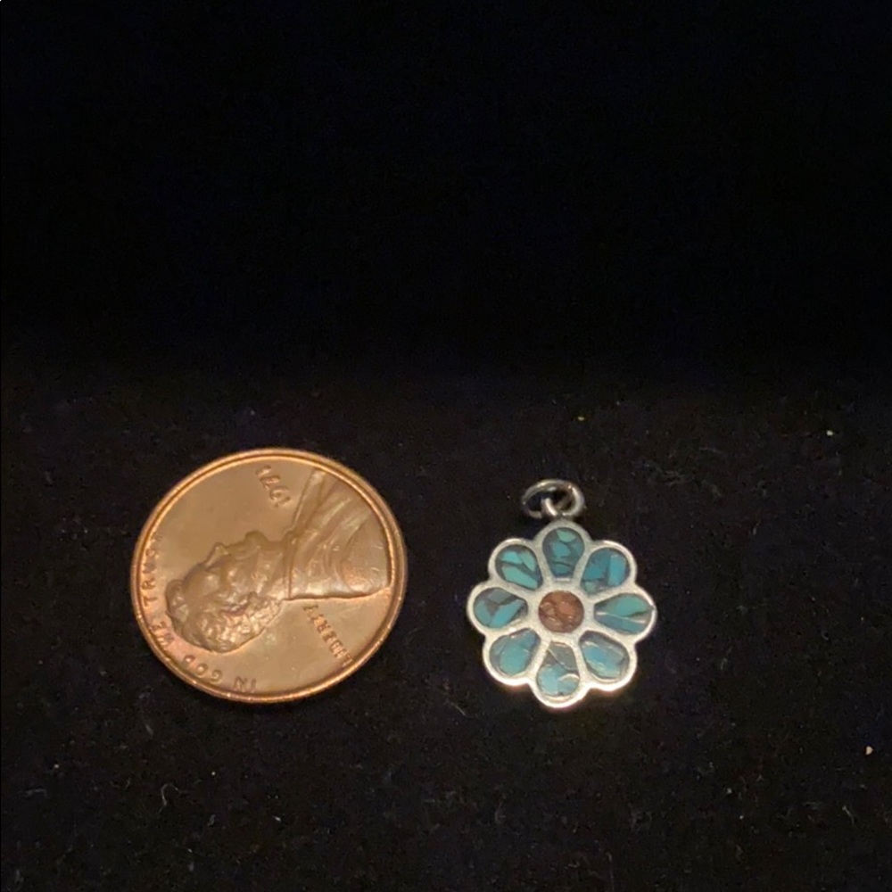 Sterling Silver flower charm